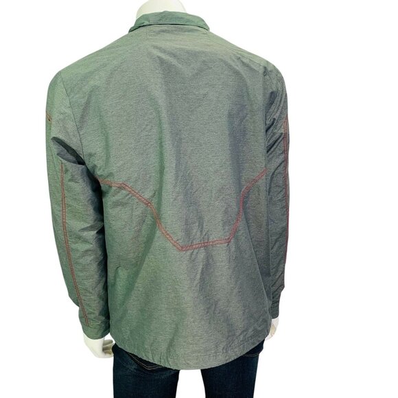 Reebok | Houston Texans Mens Onfield NFL Windbreaker Jacket Gray Full Zip Size M - Picture 9 of 12